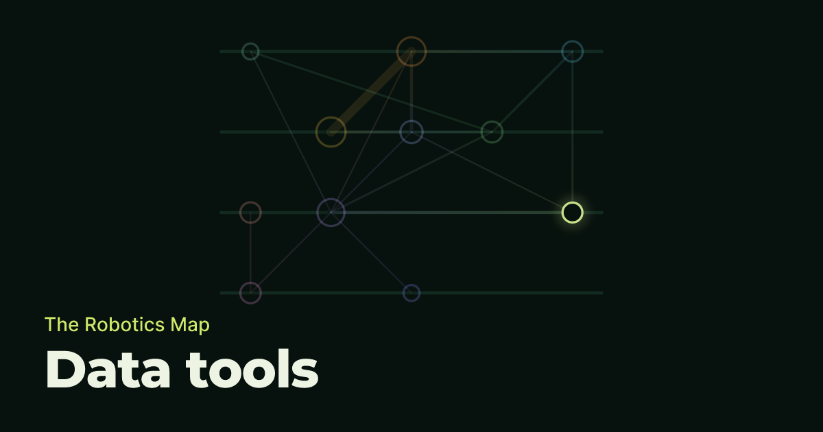 Data tools: 19 robotics companies · The Robotics Map